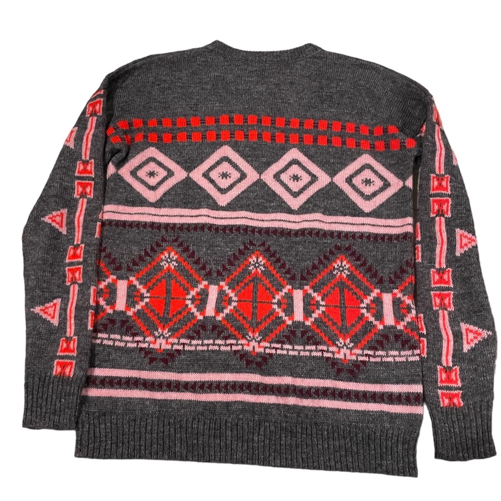 J Crew Nordic Fair Isle Wool/ Mohair Sweater Ladies’ XS - Picture 3 of 5